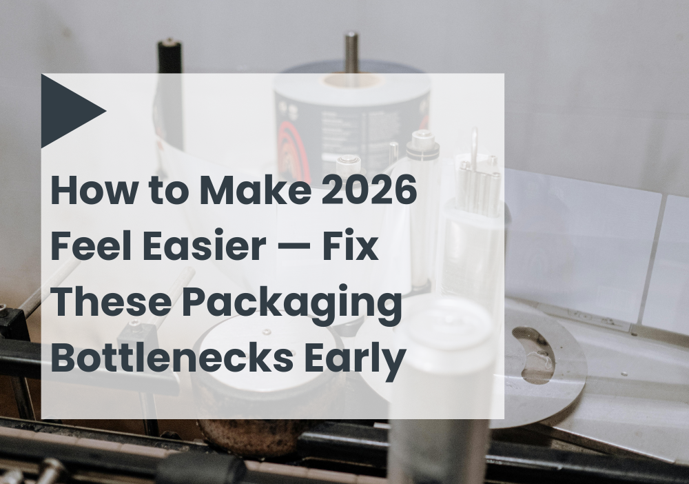 How to Make 2026 Feel Easier — Fix These Packaging Bottlenecks Early