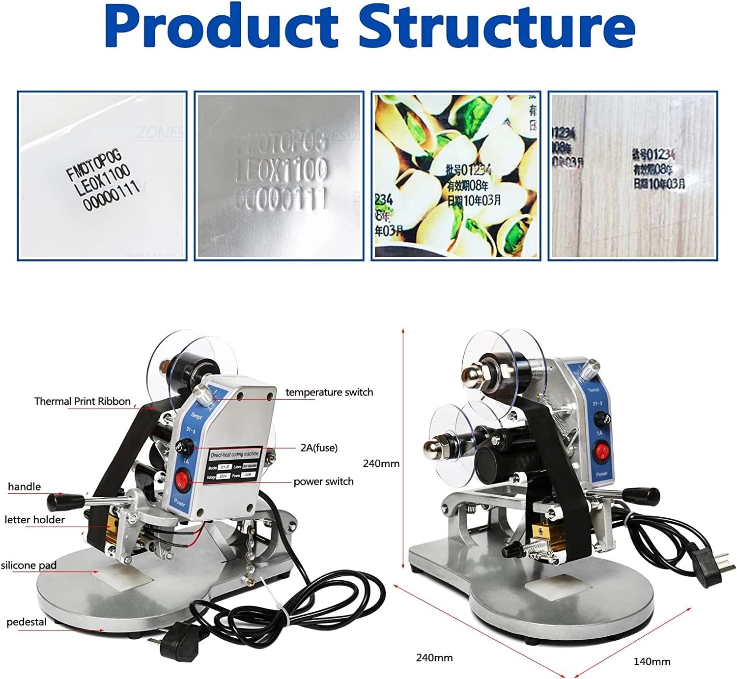 CE-8 Manual Coding Machine