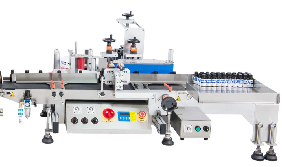 CE-NLR1100 Tabletop Round Bottle Labeler with Bottle Indexer