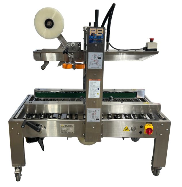 CE-662SS Stainless Steel Semi-Automatic Uniform Carton Taper Sealer Machine