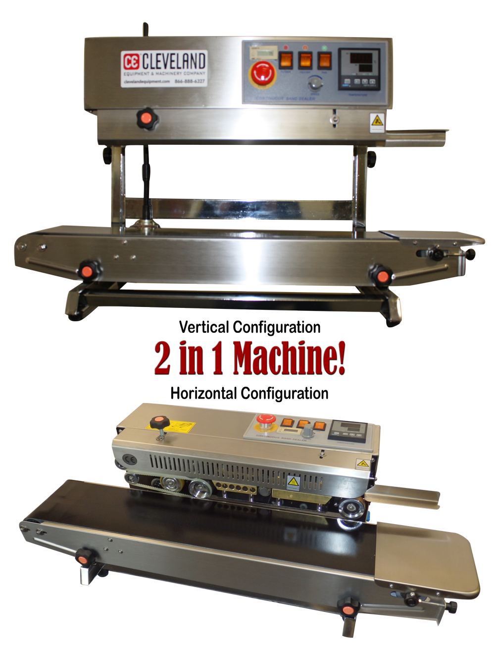 Semi-Automatic Heavy Duty Continuous Band Sealer Machine, Horizontal