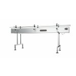 7.5"W Inline Conveyor with Plastic Table Top Belt - 12ft L