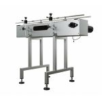 7.5"W Inline Conveyor with Plastic Table Top Belt - 4ft L
