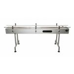 12"W Inline Conveyor with Plastic Table Top Belt - 8ft L