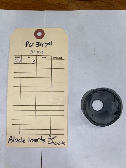 Black inserts for #30 chuck