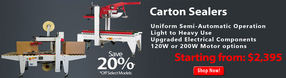 Carton/Case/Box Sealers and Tapers Sale Info